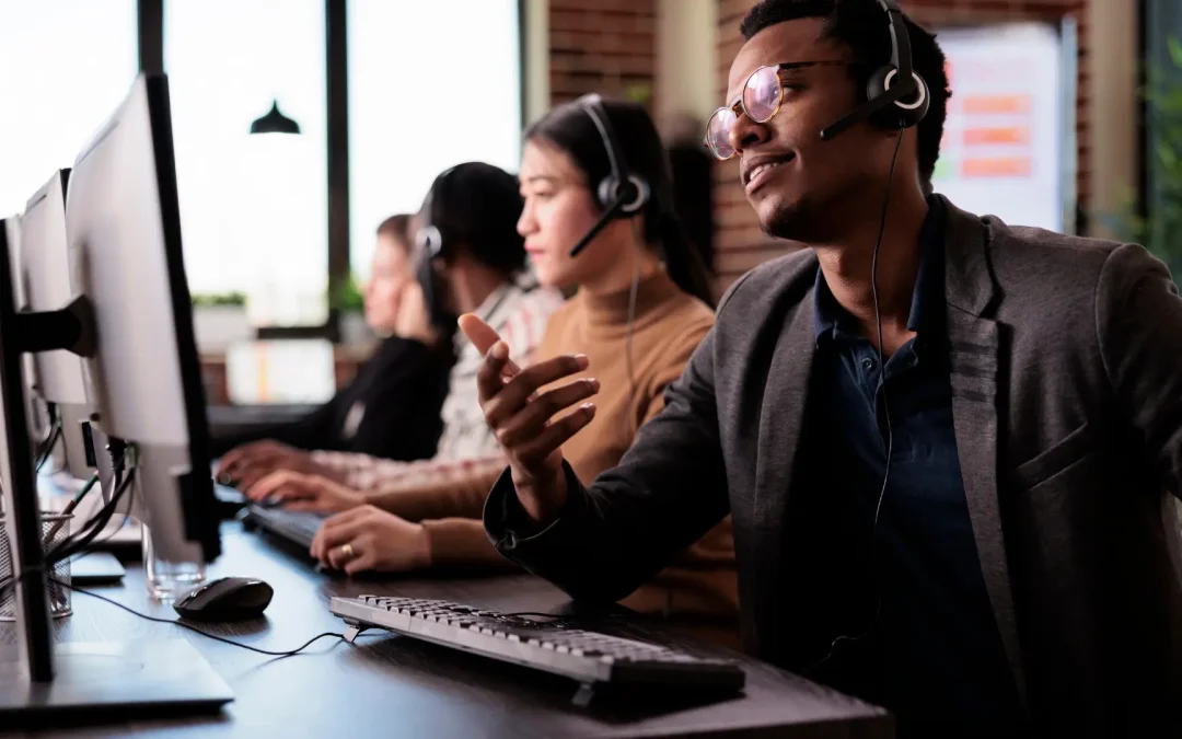 Sales professional overcoming call reluctance with proven strategies for success.